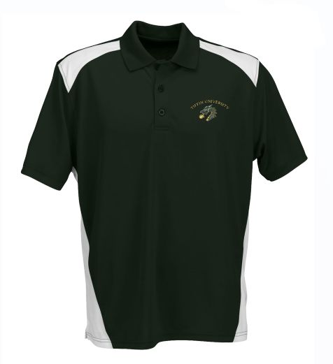 Omega Sport Block Polo, Colour: Green, Size: S