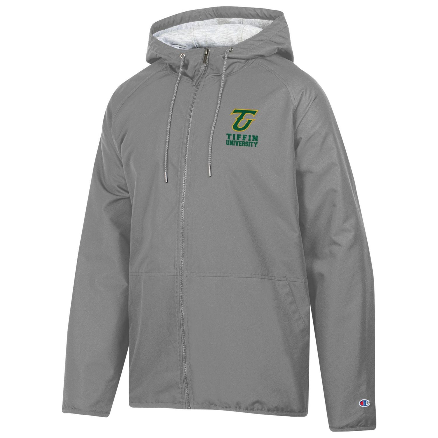 Heavyweight Full Zip Jacket, Colour: Gray, Size: S
