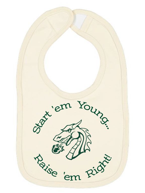 Roar and Drool Bib