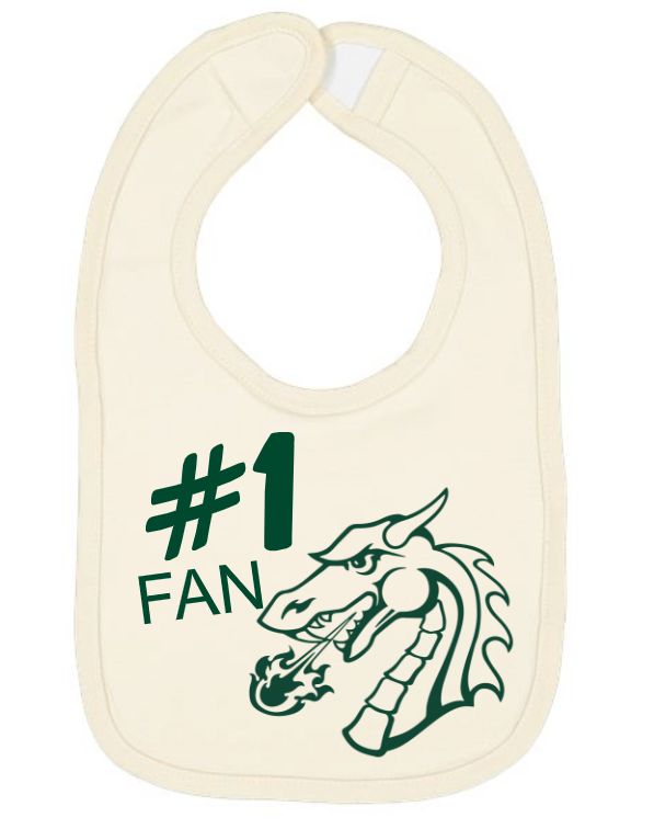 Roar and Drool Bib, Style: No. 1 Fan