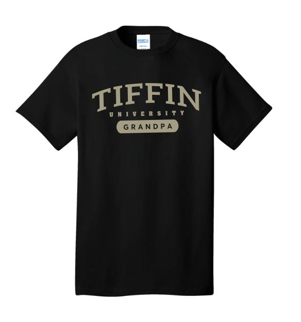 Tiffin’s Biggest Fan – Grandpa Edition, Colour: Black, Size: S