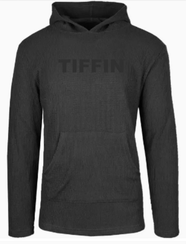 Waffle Knit Blacked out TIFFIN, Colour: Black, Size: S