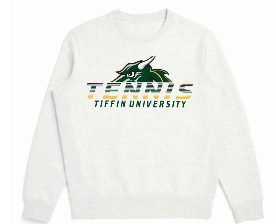 Tennis Custom Crew 2025, Colour: Gray, Size: S