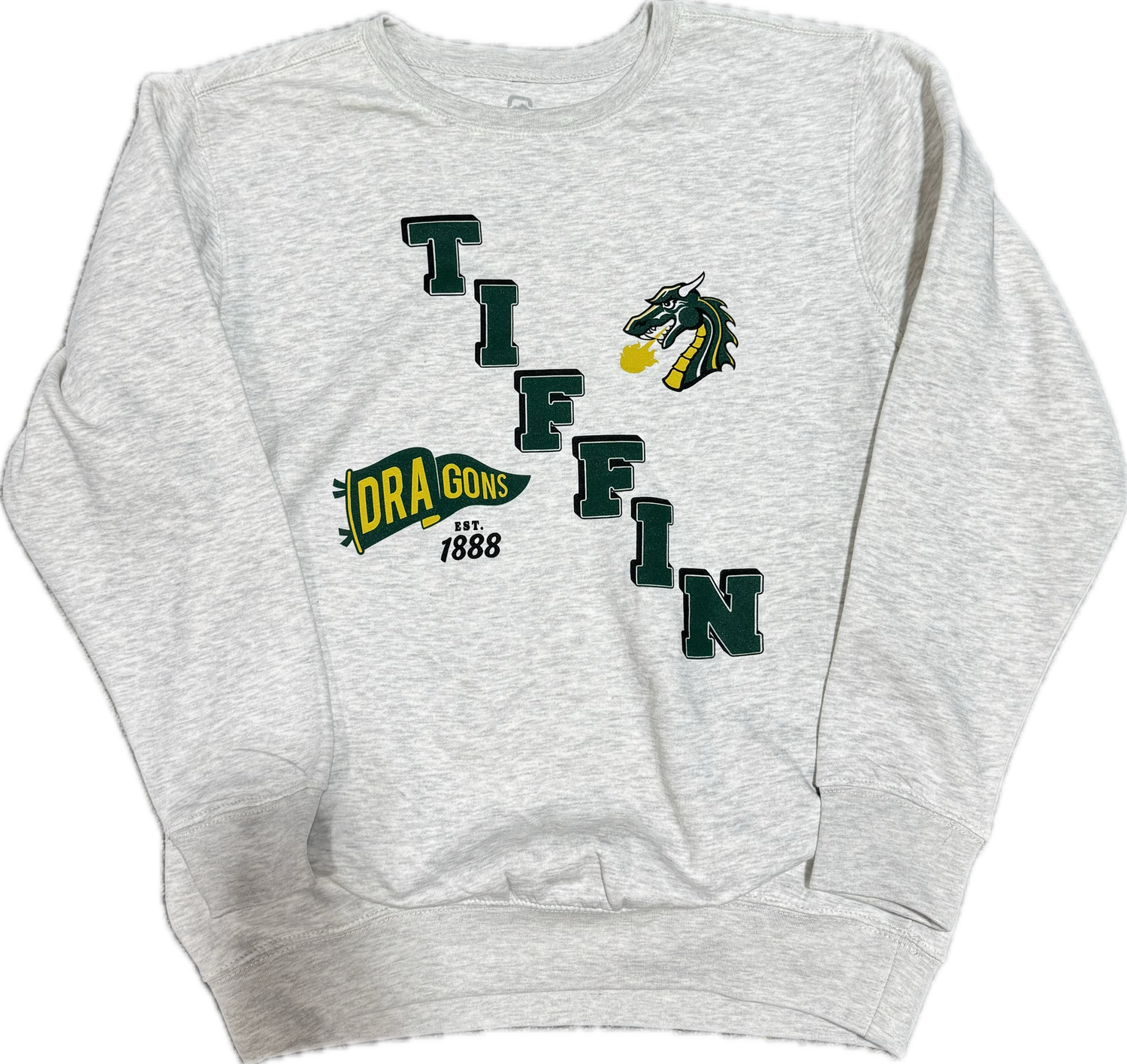 Game Day Pennant Crew, Colour: Gray, Size: M