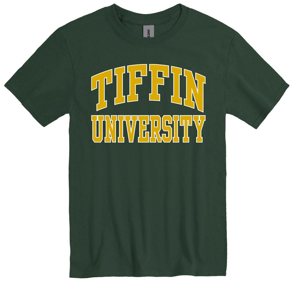 Collegiate Letter Tee-Green, Colour: Green, Size: S