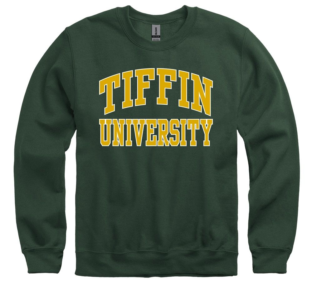 Collegiate Letter Crewneck-Green, Colour: Green, Size: S