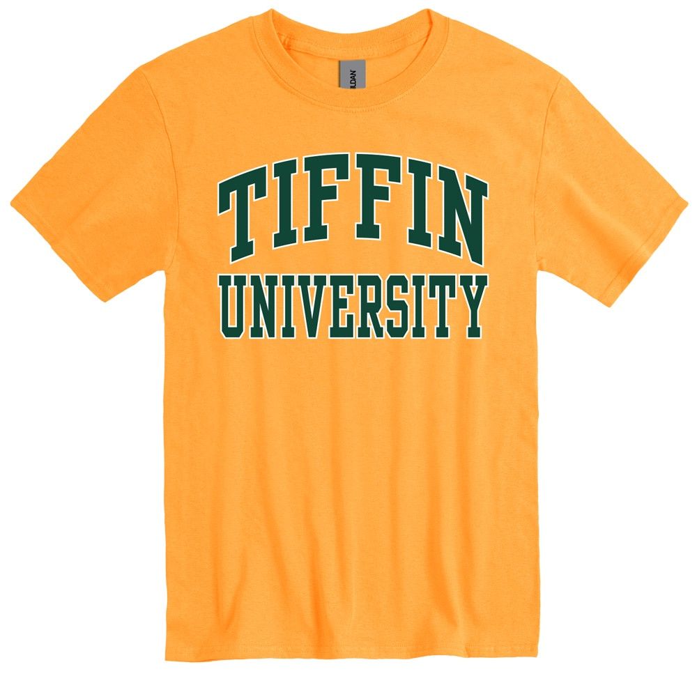 Collegiate Letter Tee-Gold, Colour: Gold, Size: S