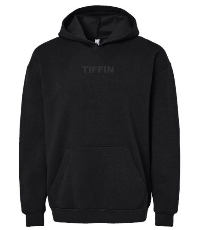 Black on Black Hoodie  Tiffin, Colour: Black, Size: S