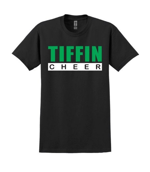 All-In Cheer Tee, Colour: Black, Size: S
