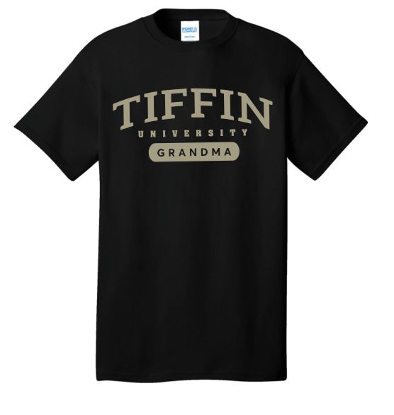 Tiffin’s Biggest Fan – Grandma Edition, Colour: Black, Size: S