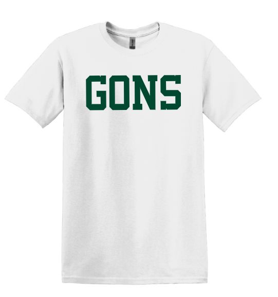GONS Game Day Tee, Colour: White, Size: S