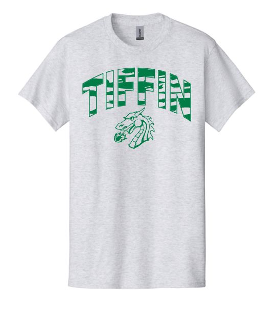 Tiffin Green Strike Tee, Colour: Gray, Size: S