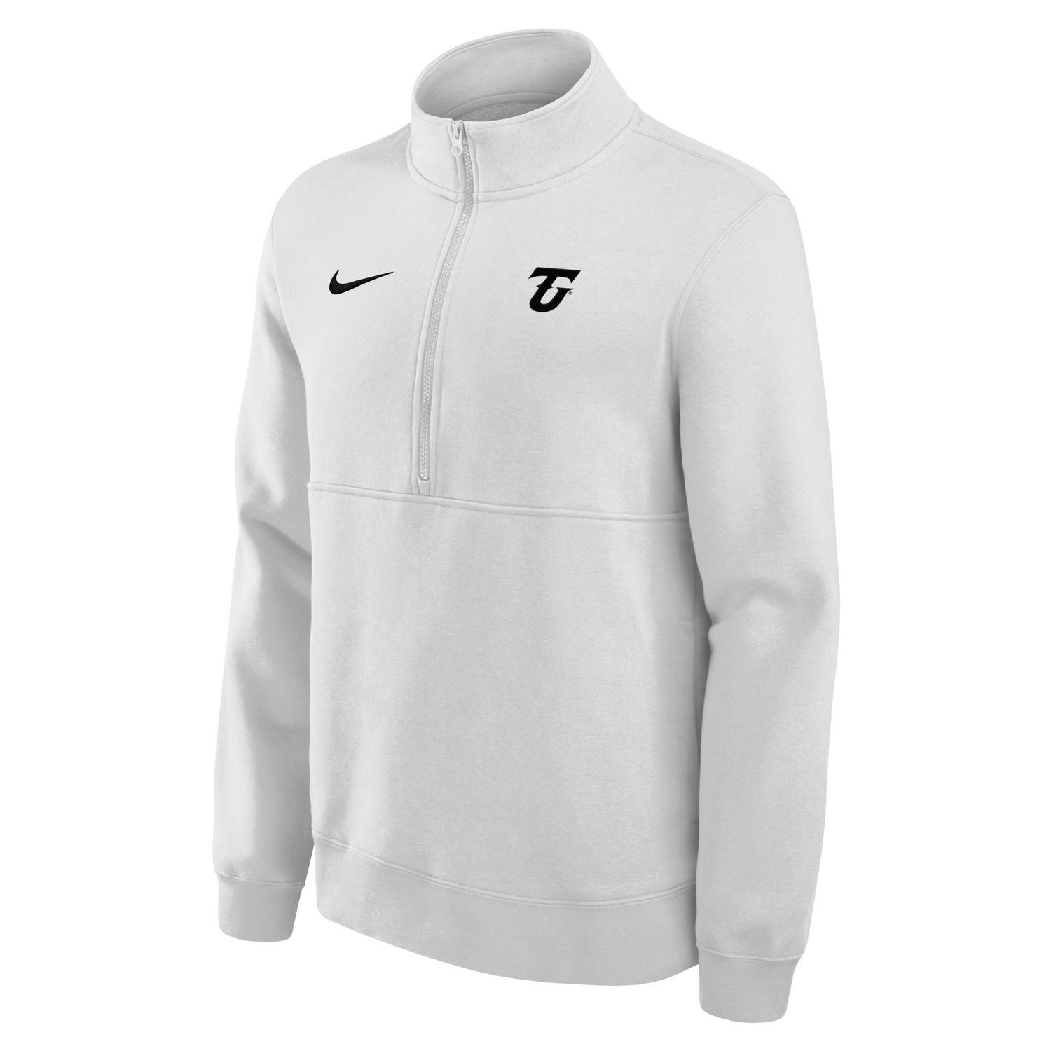 Nike Athletic Club Fleece HZ Quarter-Zip, Colour: White, Size: S
