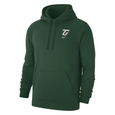 Green Club Fleece Embroidered Logo Hoody
