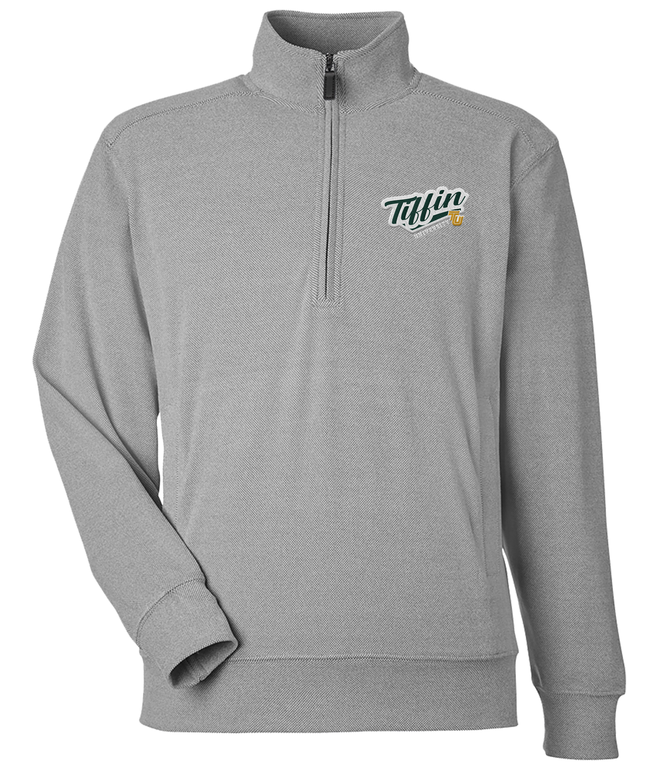 Tiffin University Micro Houndstooth Quarter-Zip