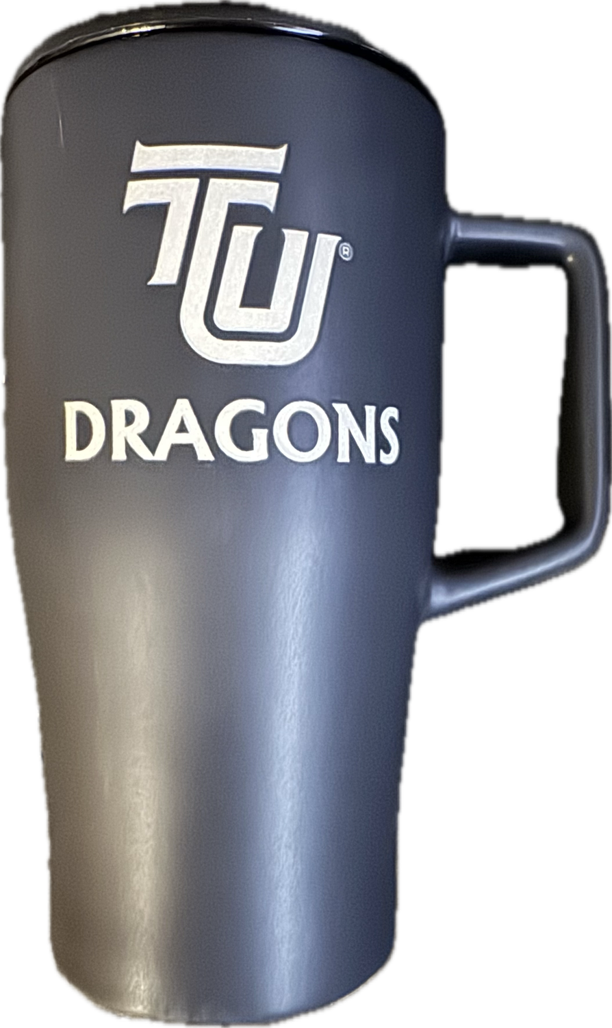 TU Dragons Academic Etched Travel Mug
