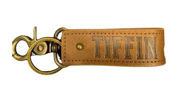 Leather Foldover Keychain