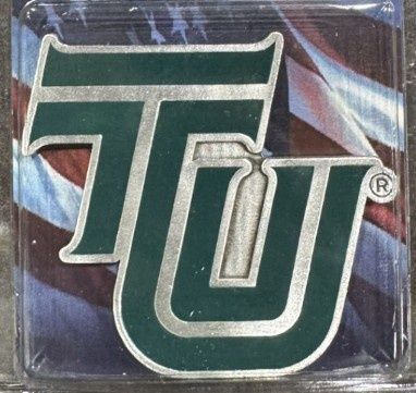 Green TU Logo Car Emblem