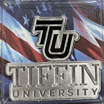 Pewter Black TU Car Emblem