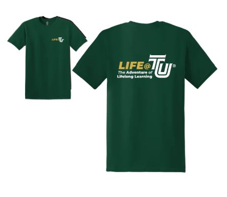 Life @ TU Tee, Colour: Forest Green, Size: S