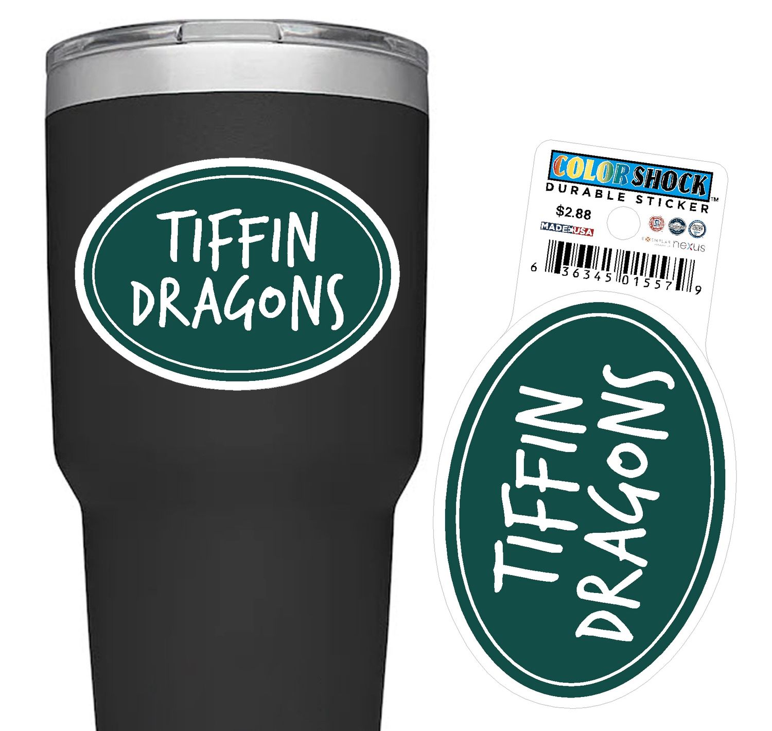 Sticker Tiffin over Dragons