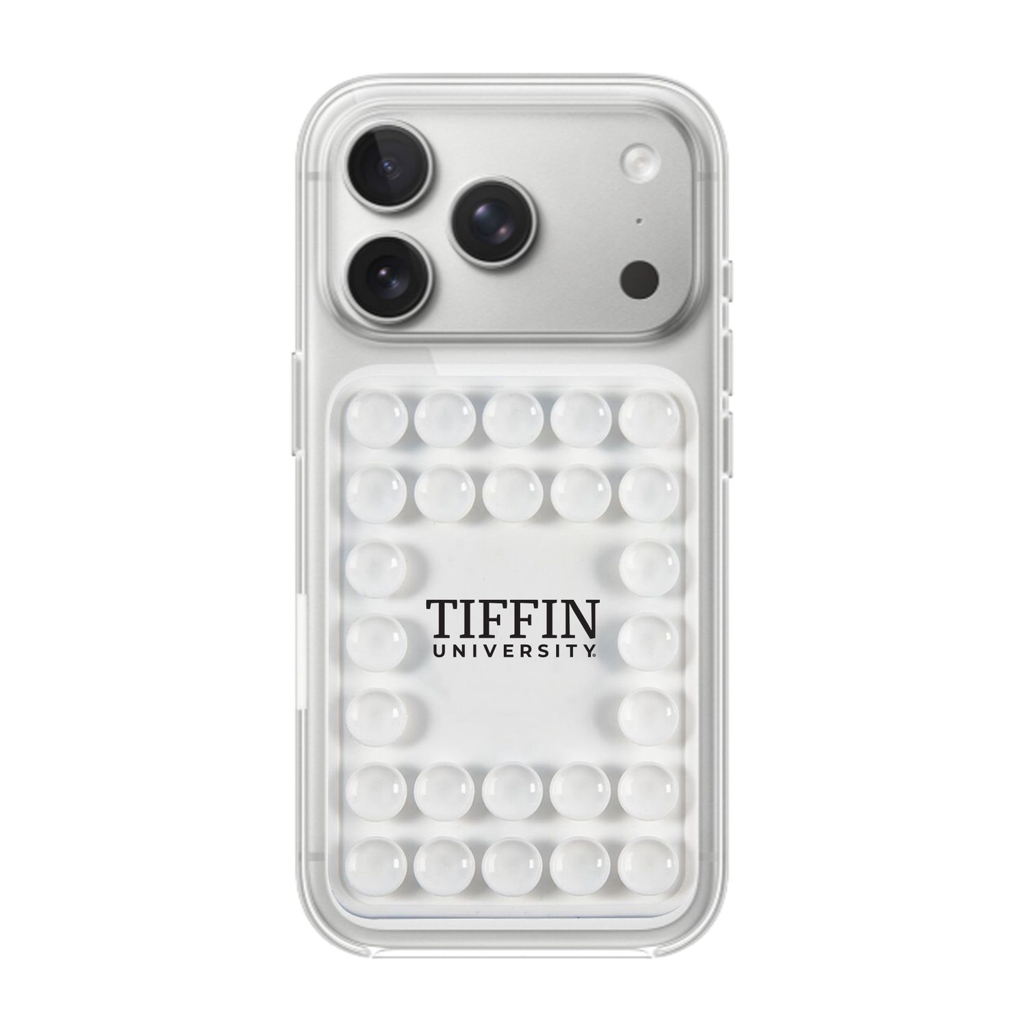 Tiffin University Silicone Suction Phone Stand