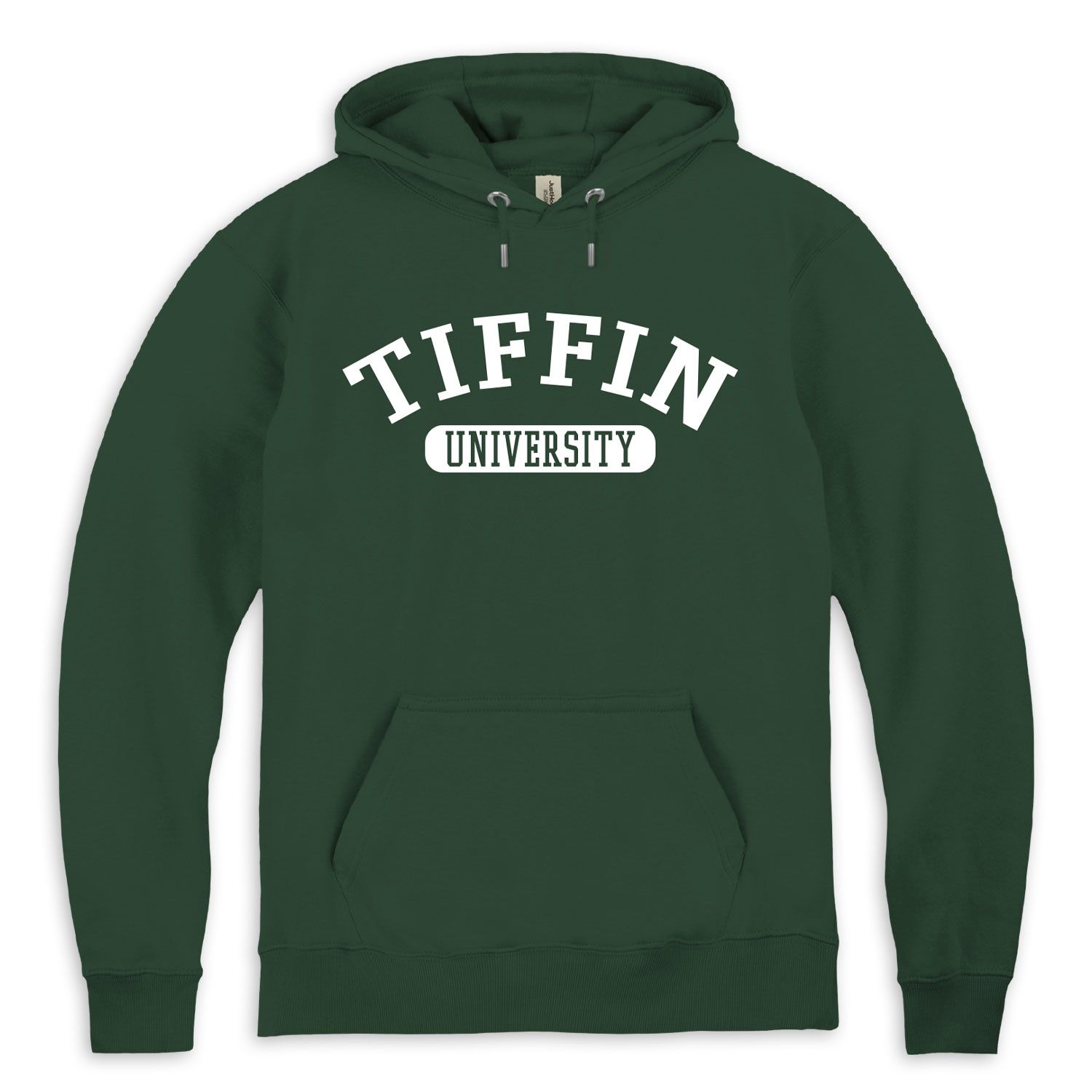 TU Classic Arch Hoodie, Colour: Green, Size: S