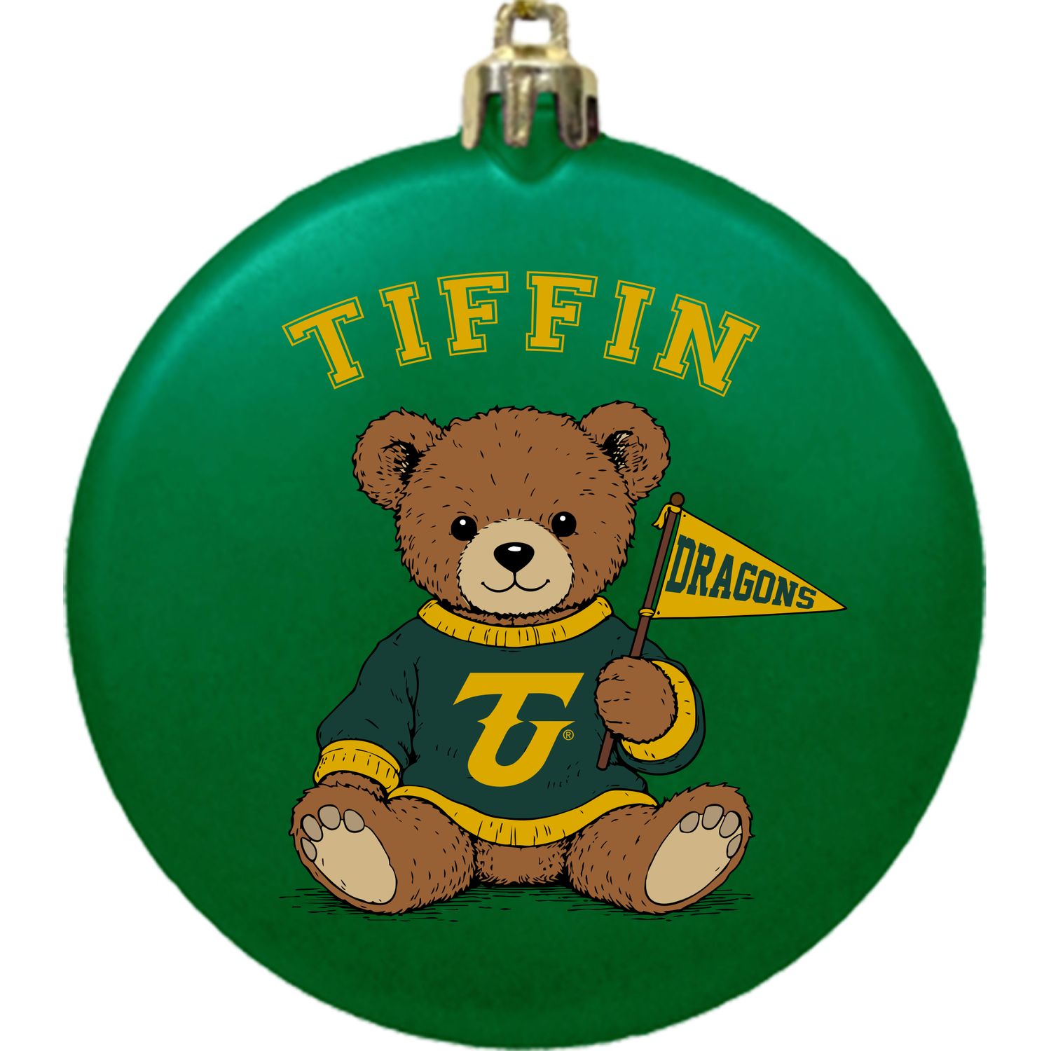 TU Holiday Bear Ornament
