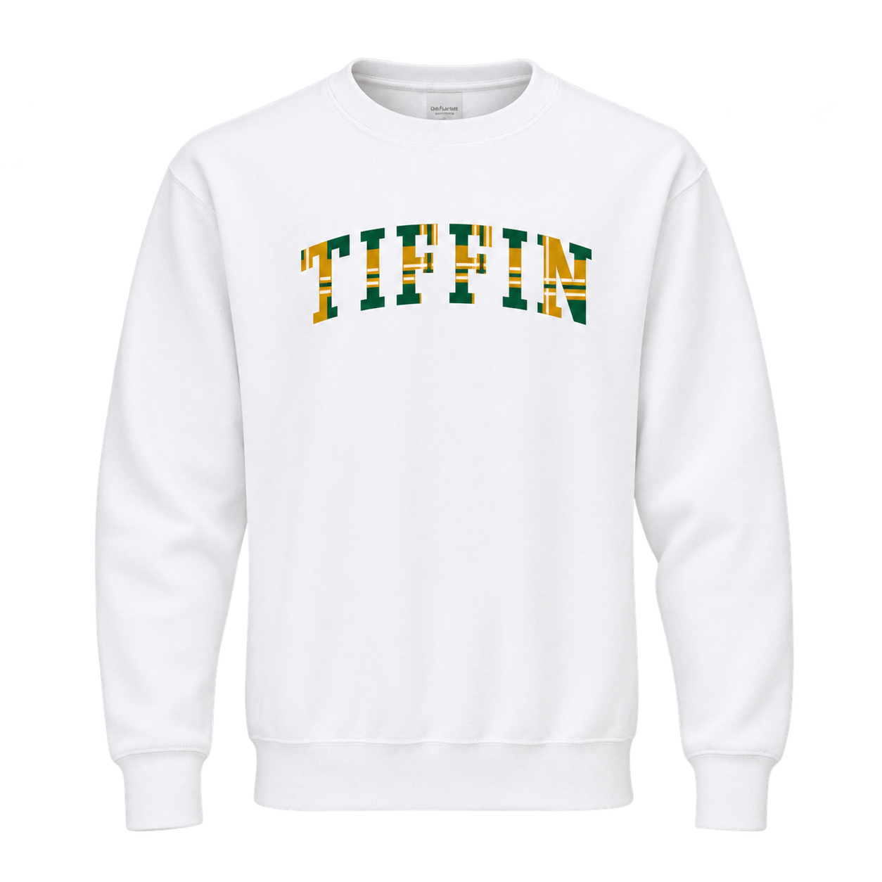 The Tiffin Varsity Crew, Colour: White, Size: S