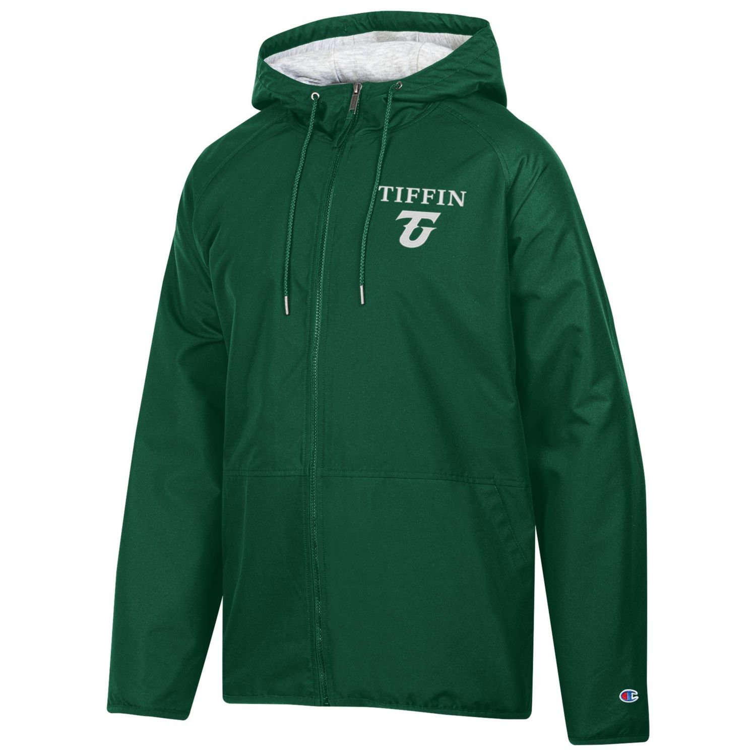 Green Heavyweight Full Zip Jacket, Colour: Green, Size: S