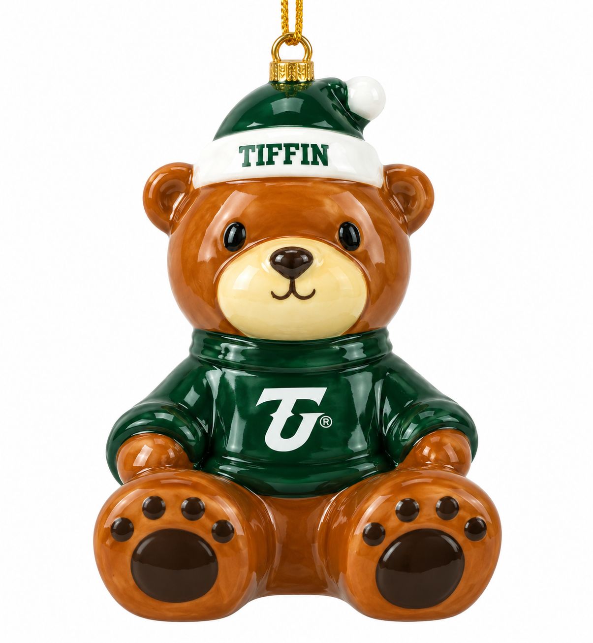 Merry &amp; Green Teddy Ornament
