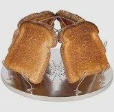 Campstove folding toaster
