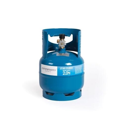 GAS CYLINDER 2.0kg 3/8 Left hand thread (Instore Only)