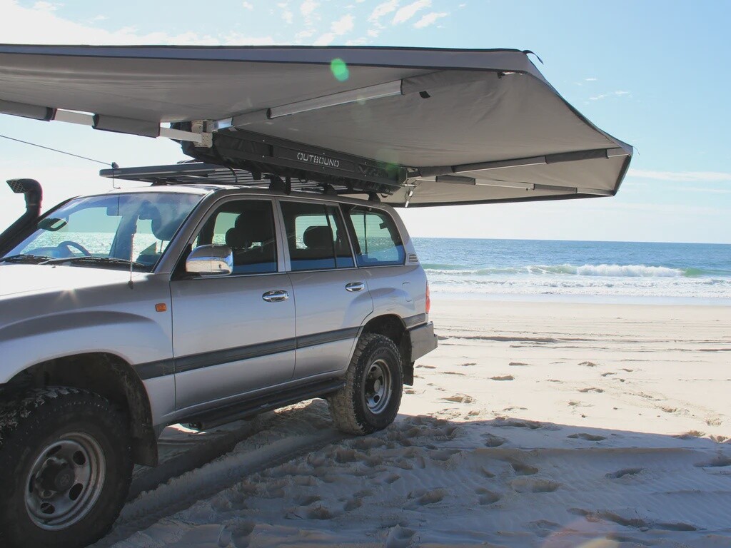 OUTBOUND Shield 6 Freestanding Awning + Extreme Weather Kit!