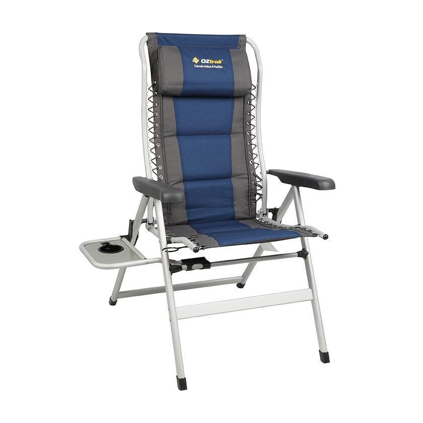 OZTRAIL Cascade Deluxe 8 Position Recliner Chair