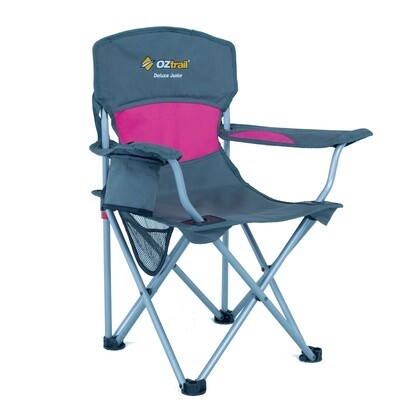 OZTRAIL DELUXE JUNIOR CHAIR PINK