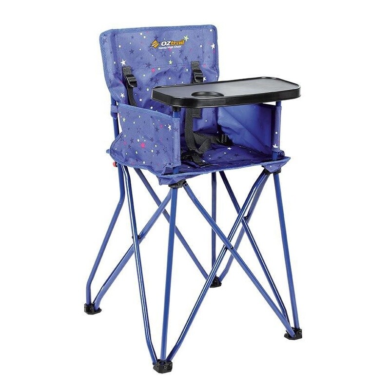 OZTRAIL HANDY HIGH CHAIR - BLUE