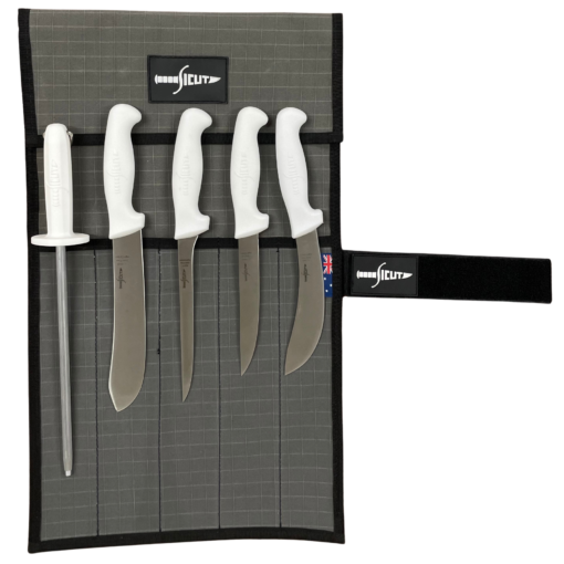 SICUT ALL PURPOSE KNIFE PACKAGE WHITE HANDLE