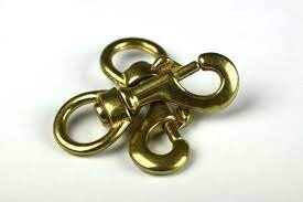 BRASS DOG CLIP/SEAT CLIP (B6) RUKS14B