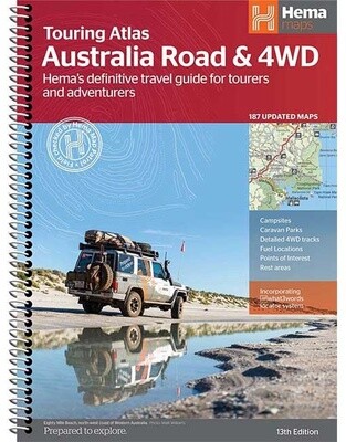 HEMA AUSTRALIA ROAD & 4WD TOURING ATLAS (13TH EDITION)