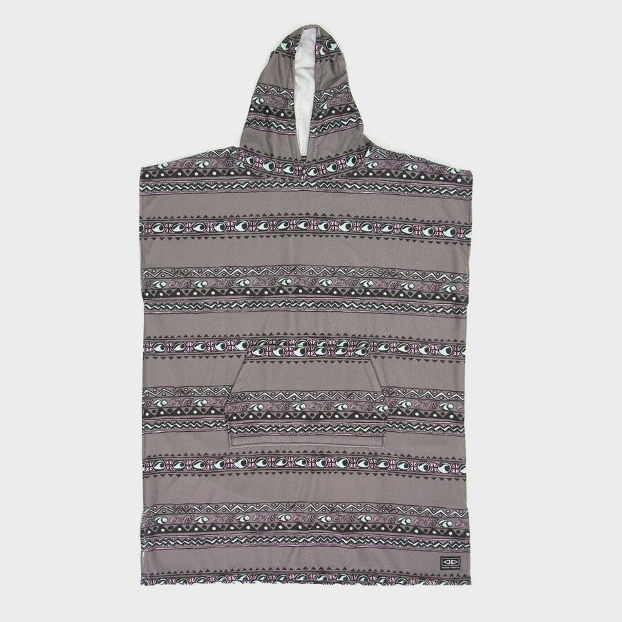 OCEAN+EARTH TODDLERS DIGITAL HOODED PONCHO