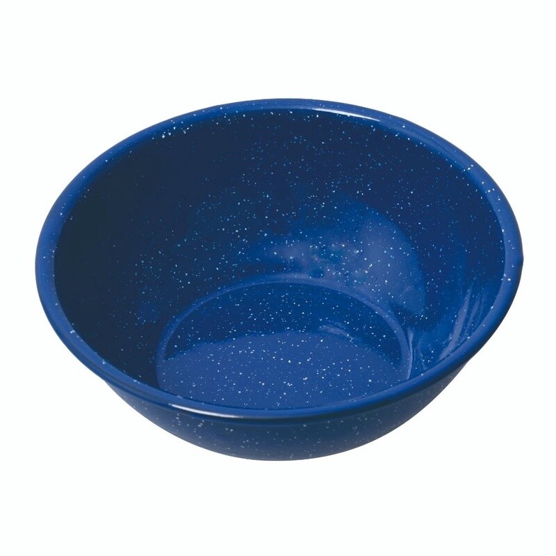 ENAMEL BOWL 16CM NAVY