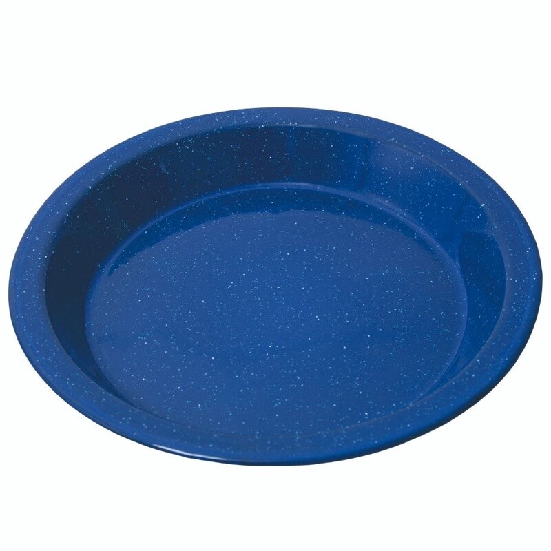 ENAMEL FLAT  PLATE 27CM NAVY