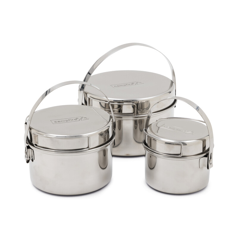 6pc Stainless Steel Pot Set