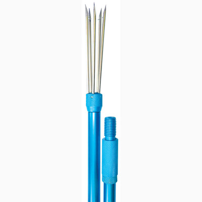 Anodised Aluminium Hand Spear Blue 2m (Instore Only)