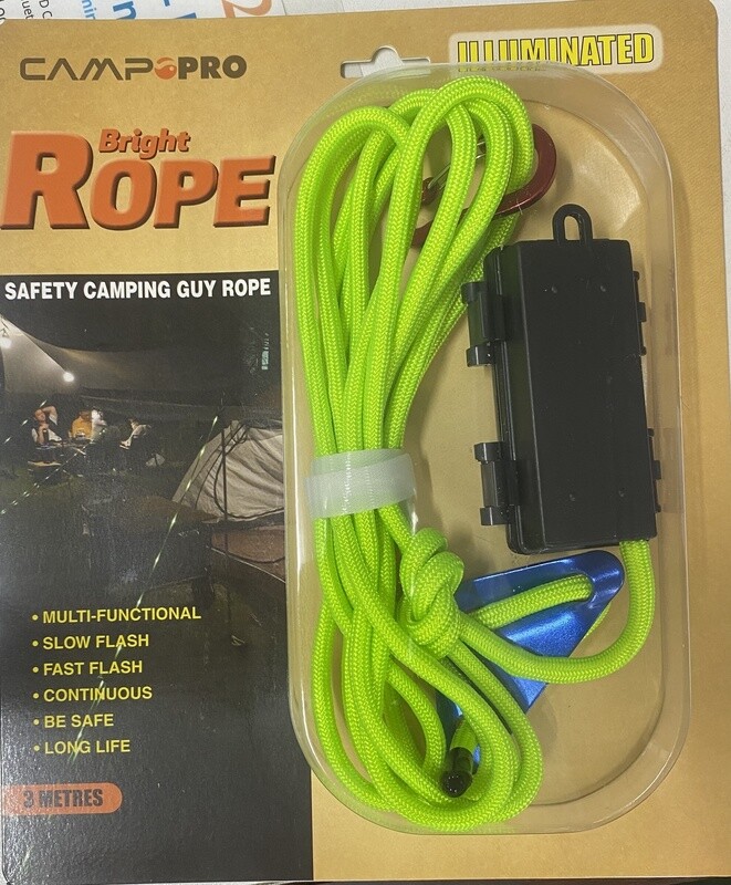 BRIGHT ROPE ILLUMINATED GUY ROPE