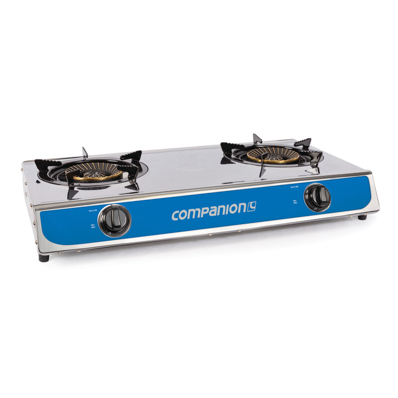 Double Burner Wok Cooker Stove