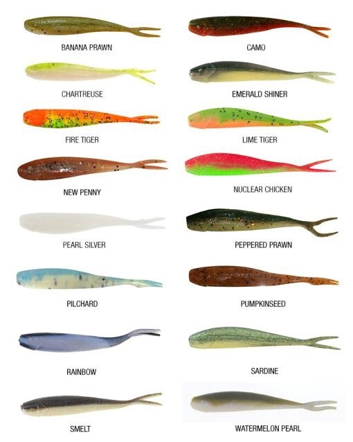 Berkley Gulp Minnow 4&quot;, Colour: Lime Tiger Glow