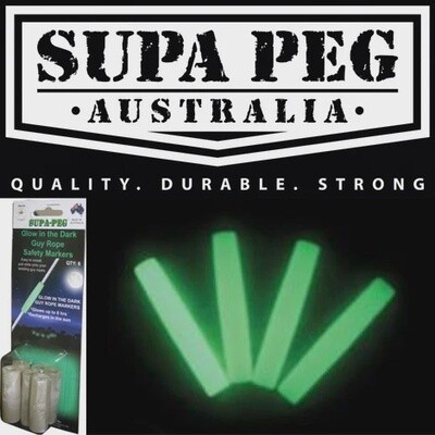 Supa Peg Glowing Guy Rope Marker - 6 Pack
