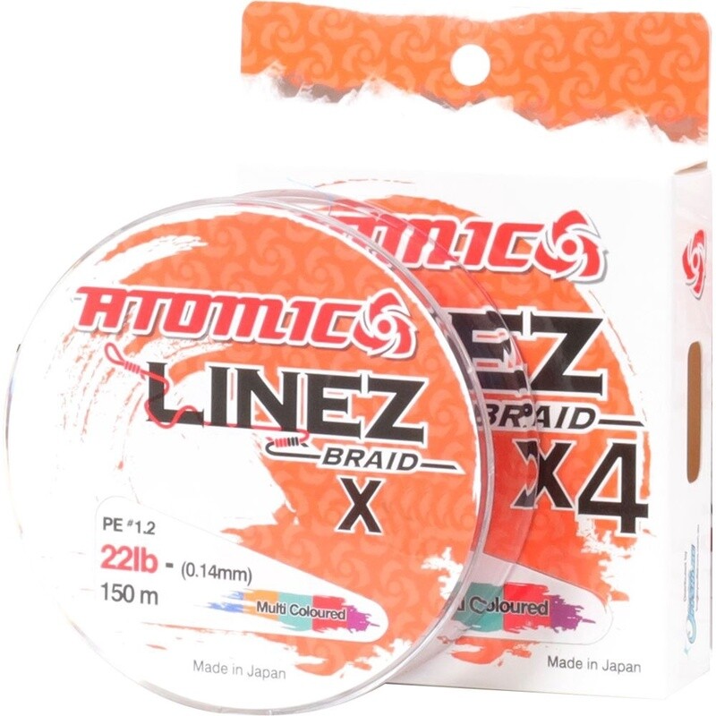 LINEZ BRAID X4 MULTICOLOURED